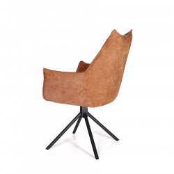 Fred Swivel Dining Chair Rust